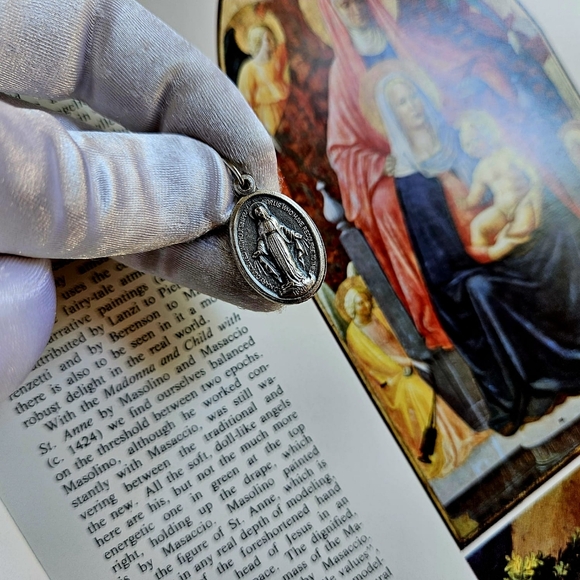 Pendant vintage Jesus Christ Religion Christians style Silver Platet Italy - Picture 10 of 11